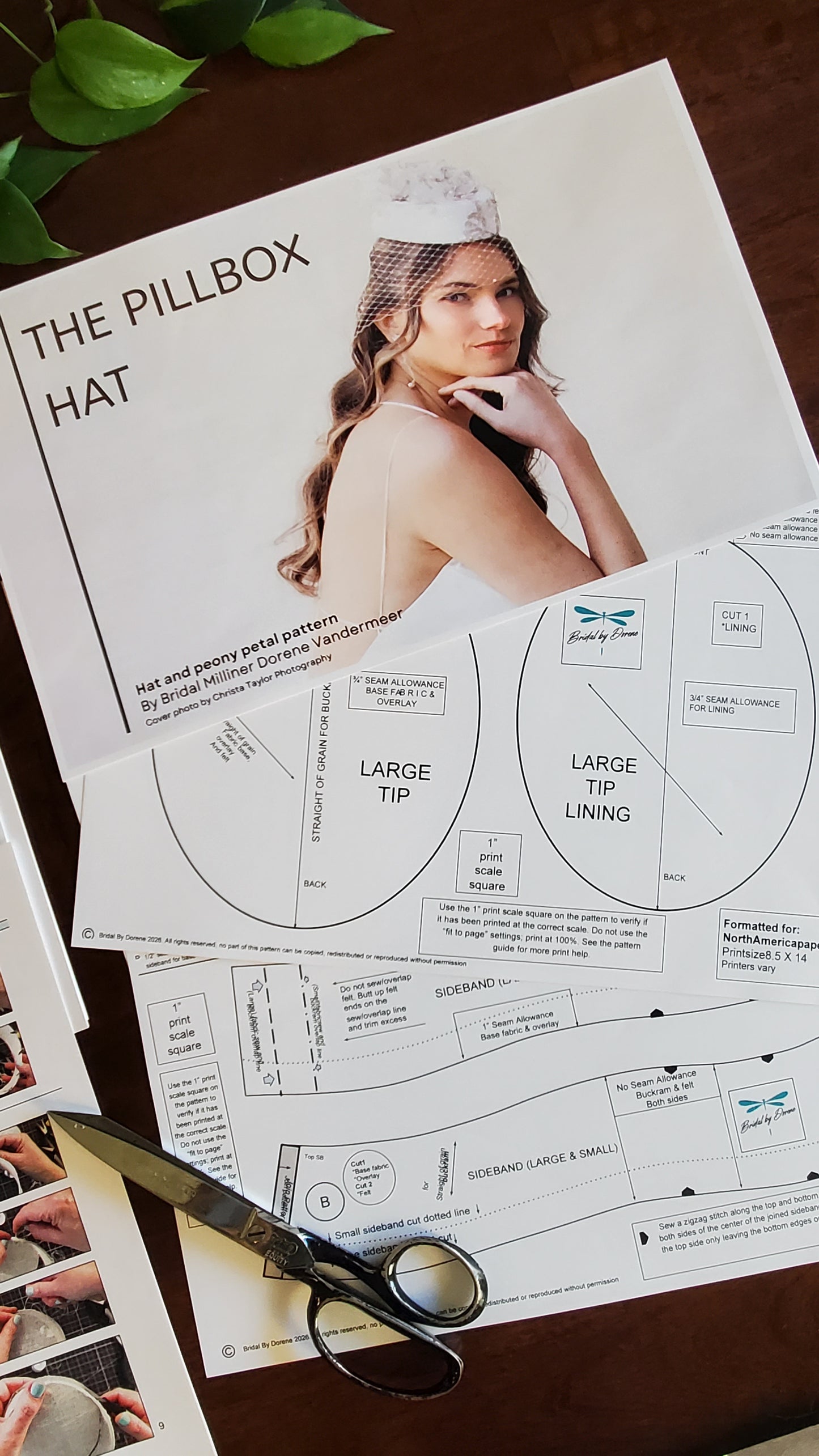 Pillbox Hat Pattern and Pattern Guide