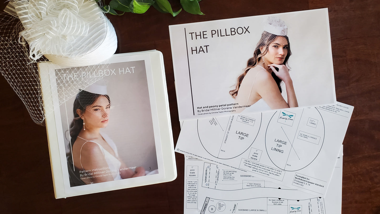 Pillbox Hat Pattern and Pattern Guide