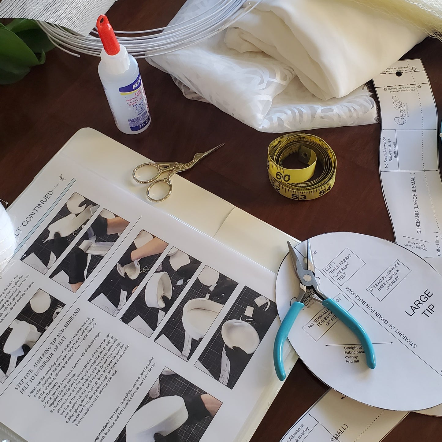 Pillbox Hat Pattern and Pattern Guide