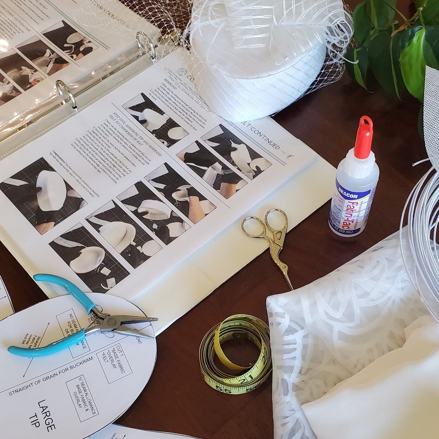 Pillbox Hat Pattern and Pattern Guide